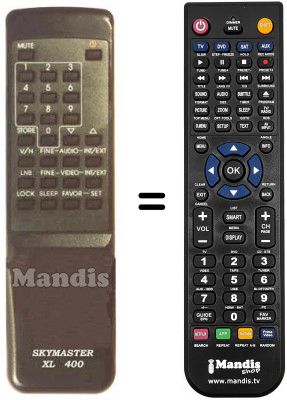 Telecomando equivalente XT 400