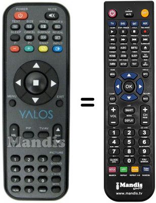Telecomando equivalente KEYMAT YALOS