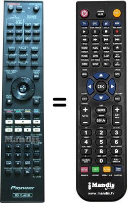 Telecomando equivalente Pioneer BDP LX55