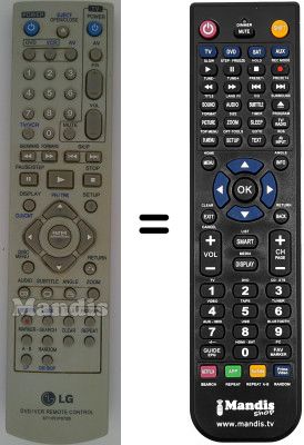 Telecomando equivalente Goldstar VC 8804 M