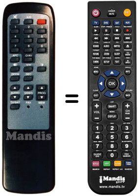 Telecomando equivalente Technisat MOBYLSAT 2