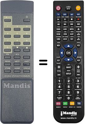 Telecomando equivalente Pace MSP 990