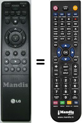 Telecomando equivalente Goldstar RH-388 H