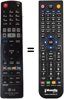 Telecomando equivalente Goldstar BD 660