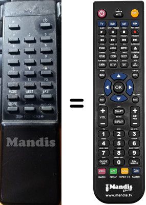 Telecomando equivalente Pace MSP 995