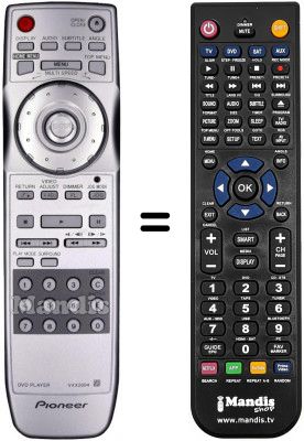 Telecomando equivalente Pioneer DV 668AV
