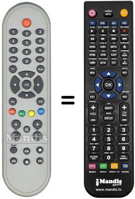Telecomando equivalente Triax DVB 143