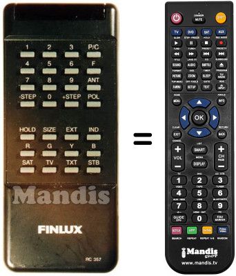 Telecomando equivalente Finlux SR 3000