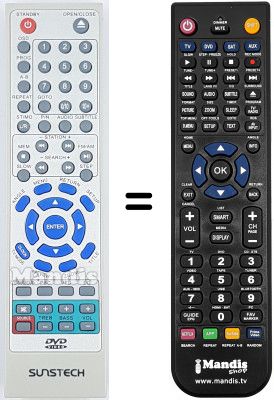 Telecomando equivalente Sunstech LCX-UD750
