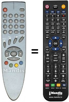 Telecomando equivalente VISIONIC VN 3201