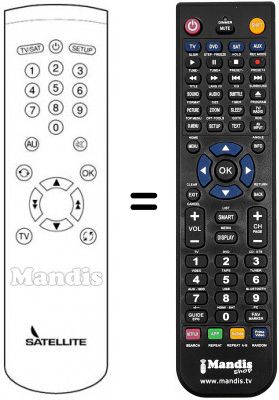Telecomando equivalente Ingelen SAT 770 S Telecomando equivalente Ingelen SAT 770 S