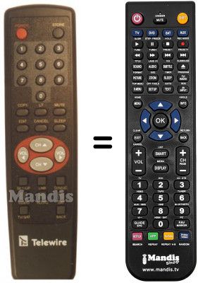 Telecomando equivalente TELEWIRE TW-1026