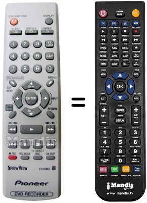Telecomando equivalente Pioneer DVR 230 S