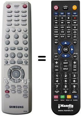 Telecomando equivalente Samsung DVD-HR721 Telecomando equivalente Samsung DVD-HR721