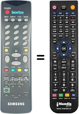 Telecomando equivalente Samsung 14C3F3 Telecomando equivalente Samsung 14C3F3