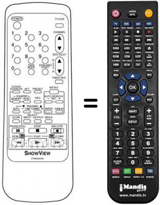 Telecomando equivalente Sinudyne SV9222
