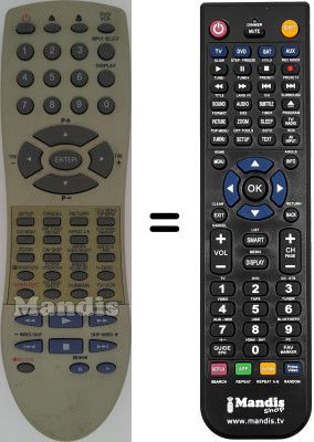 Telecomando equivalente Orion VDR4003