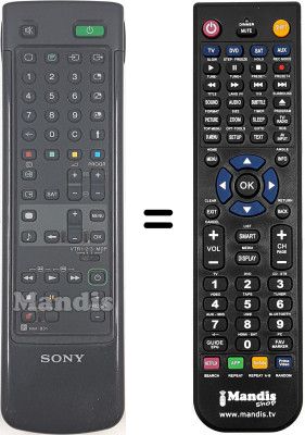 Telecomando equivalente Sony KP-46S4 Telecomando equivalente Sony KP-46S4