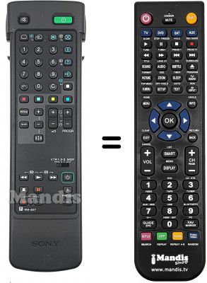 Telecomando equivalente Sony VC-2591A Telecomando equivalente Sony VC-2591A