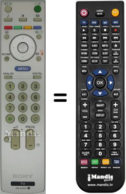 Telecomando equivalente Sony KDL-20S2030 Telecomando equivalente Sony KDL-20S2030