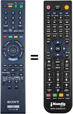 Telecomando equivalente RMT-B102P Telecomando equivalente RMT-B102P