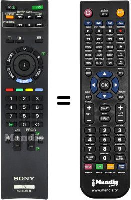 Telecomando equivalente Sony KLV-22BX300