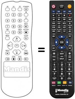 Telecomando equivalente REMCON728 Telecomando equivalente REMCON728