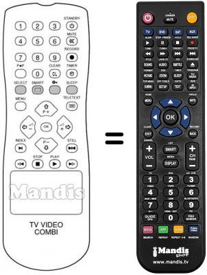 Telecomando equivalente REMCON843 Telecomando equivalente REMCON843