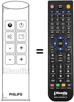 Telecomando equivalente REMCON1139 Telecomando equivalente REMCON1139