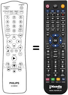 Telecomando equivalente REMCON1116 Telecomando equivalente REMCON1116