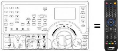 Telecomando equivalente NordMende V6005S Telecomando equivalente NordMende V6005S