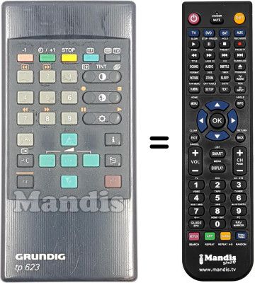 Telecomando equivalente Grundig T55-540TEXTGB