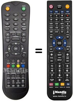 Telecomando equivalente ASANO 32DF3002H