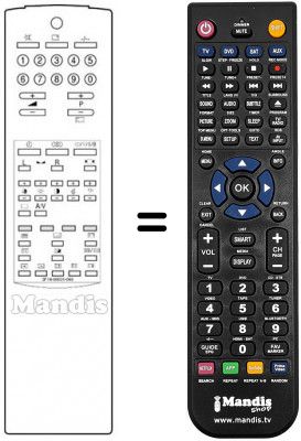 Telecomando equivalente Samsung CX5933W Telecomando equivalente Samsung CX5933W