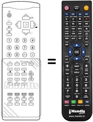 Telecomando equivalente Samsung 3F14-00037-050 Telecomando equivalente Samsung 3F14-00037-050