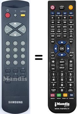 Telecomando equivalente Samsung CF5073Z Telecomando equivalente Samsung CF5073Z