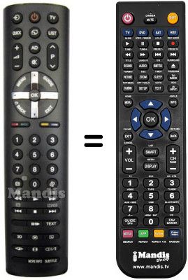 Telecomando equivalente REMCON740 Telecomando equivalente REMCON740