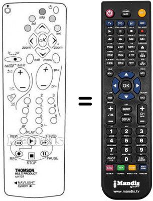 Telecomando equivalente REMCON257 Telecomando equivalente REMCON257