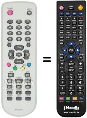 Telecomando equivalente JQ LTVJQ2003