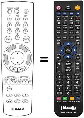 Telecomando equivalente REMCON1023