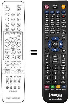 Telecomando equivalente LG KB20U71X