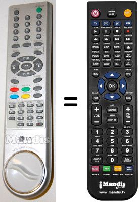 Telecomando equivalente LG RE56NZ21RB Telecomando equivalente LG RE56NZ21RB