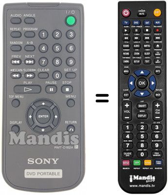 Telecomando equivalente RMT-D182A