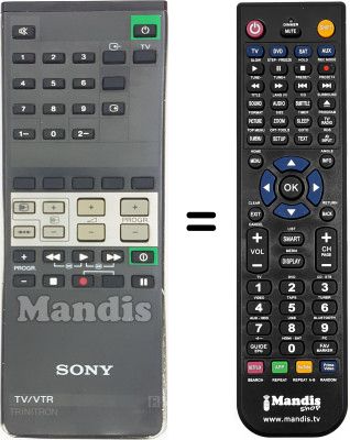 Telecomando equivalente Sony SVT5000P Telecomando equivalente Sony SVT5000P