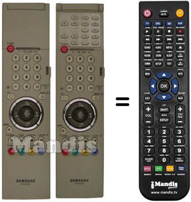 Telecomando equivalente Samsung WS32A108P Telecomando equivalente Samsung WS32A108P
