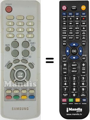 Telecomando equivalente Samsung AA5900312J Telecomando equivalente Samsung AA5900312J