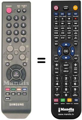 Telecomando equivalente Samsung AA59-00399D Telecomando equivalente Samsung AA59-00399D