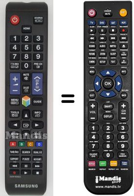 Telecomando equivalente Samsung UE37ES5500