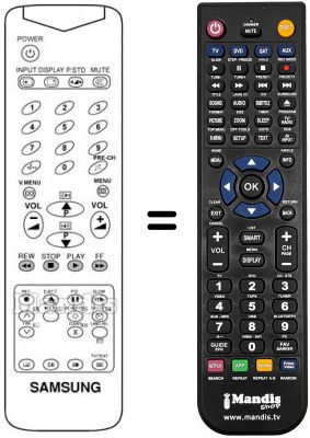 Telecomando equivalente AA59-10075C Telecomando equivalente AA59-10075C