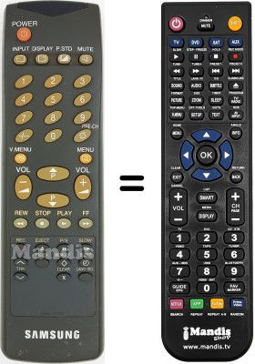 Telecomando equivalente Samsung AA59-10093Y Telecomando equivalente Samsung AA59-10093Y